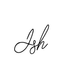 Use a signature maker to create a handwritten signature online. With this signature software, you can design (Bearetta-2O07w) your own signature for name Jsh. Jsh signature style 12 images and pictures png