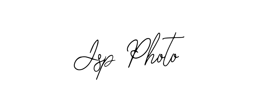 How to Draw Jsp Photo signature style? Bearetta-2O07w is a latest design signature styles for name Jsp Photo. Jsp Photo signature style 12 images and pictures png