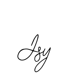 How to make Jsy signature? Bearetta-2O07w is a professional autograph style. Create handwritten signature for Jsy name. Jsy signature style 12 images and pictures png