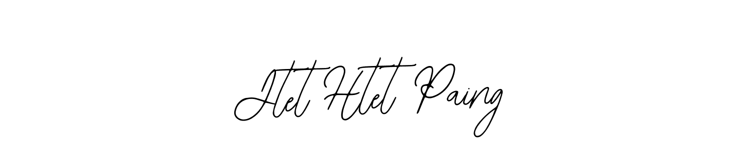 It looks lik you need a new signature style for name Jtet Htet Paing. Design unique handwritten (Bearetta-2O07w) signature with our free signature maker in just a few clicks. Jtet Htet Paing signature style 12 images and pictures png