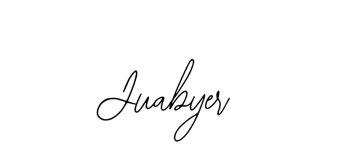 Make a beautiful signature design for name Juabyer. Use this online signature maker to create a handwritten signature for free. Juabyer signature style 12 images and pictures png