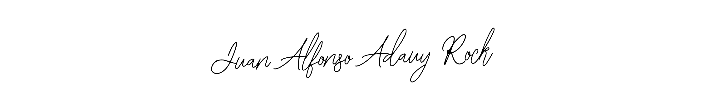 How to make Juan Alfonso Adauy Rock name signature. Use Bearetta-2O07w style for creating short signs online. This is the latest handwritten sign. Juan Alfonso Adauy Rock signature style 12 images and pictures png