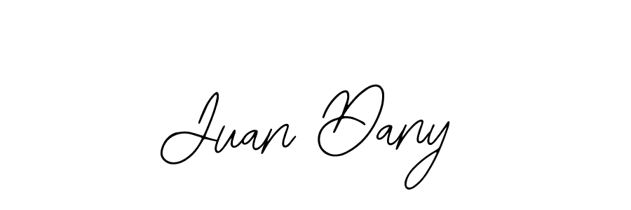 The best way (Bearetta-2O07w) to make a short signature is to pick only two or three words in your name. The name Juan Dany include a total of six letters. For converting this name. Juan Dany signature style 12 images and pictures png