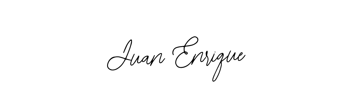 Design your own signature with our free online signature maker. With this signature software, you can create a handwritten (Bearetta-2O07w) signature for name Juan Enrique. Juan Enrique signature style 12 images and pictures png