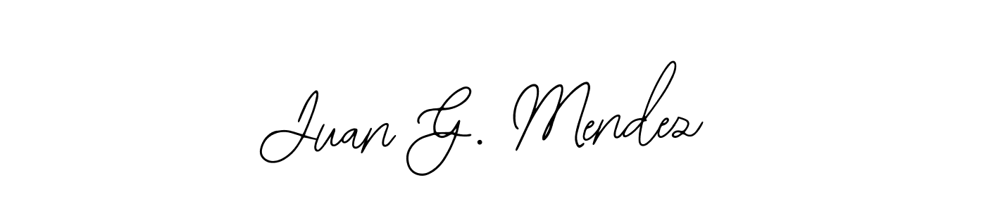 Best and Professional Signature Style for Juan G. Mendez. Bearetta-2O07w Best Signature Style Collection. Juan G. Mendez signature style 12 images and pictures png