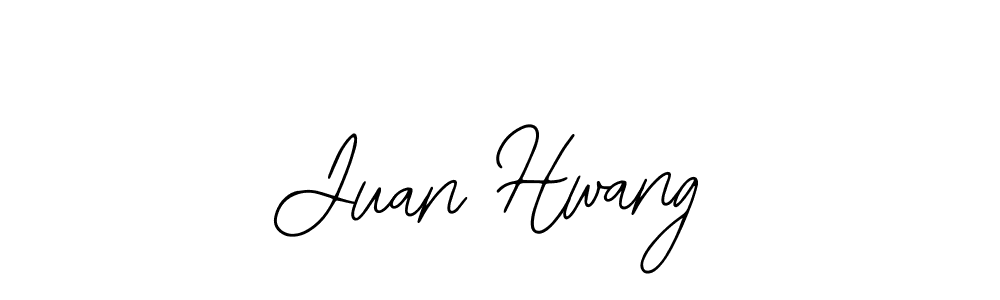 The best way (Bearetta-2O07w) to make a short signature is to pick only two or three words in your name. The name Juan Hwang include a total of six letters. For converting this name. Juan Hwang signature style 12 images and pictures png