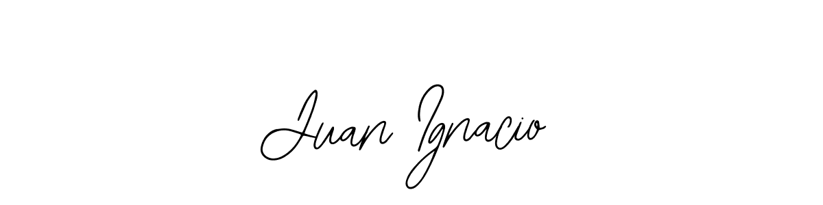The best way (Bearetta-2O07w) to make a short signature is to pick only two or three words in your name. The name Juan Ignacio include a total of six letters. For converting this name. Juan Ignacio signature style 12 images and pictures png
