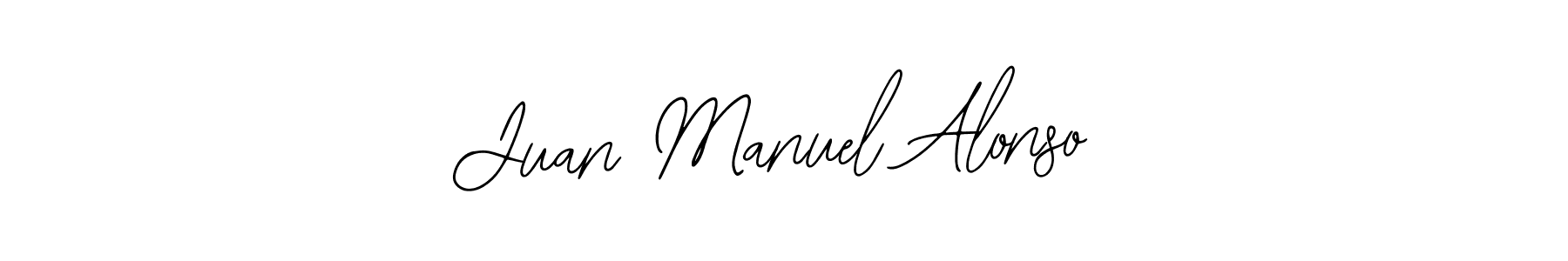 Design your own signature with our free online signature maker. With this signature software, you can create a handwritten (Bearetta-2O07w) signature for name Juan Manuel Alonso. Juan Manuel Alonso signature style 12 images and pictures png