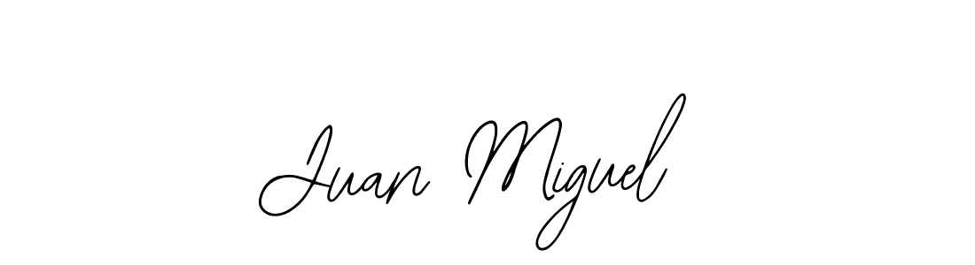 Design your own signature with our free online signature maker. With this signature software, you can create a handwritten (Bearetta-2O07w) signature for name Juan Miguel. Juan Miguel signature style 12 images and pictures png