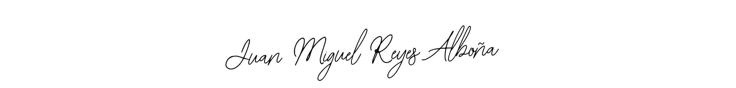 Make a beautiful signature design for name Juan Miguel Reyes Alboña. Use this online signature maker to create a handwritten signature for free. Juan Miguel Reyes Alboña signature style 12 images and pictures png