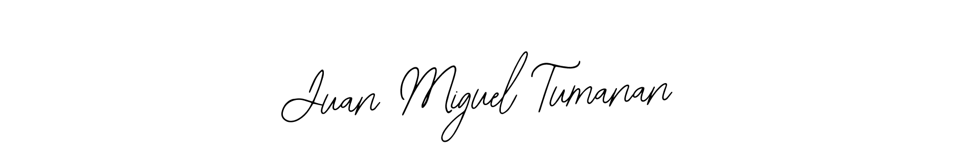 Design your own signature with our free online signature maker. With this signature software, you can create a handwritten (Bearetta-2O07w) signature for name Juan Miguel Tumanan. Juan Miguel Tumanan signature style 12 images and pictures png