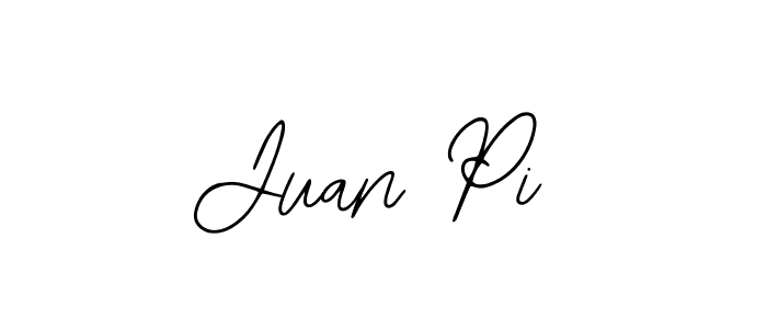 Use a signature maker to create a handwritten signature online. With this signature software, you can design (Bearetta-2O07w) your own signature for name Juan Pi. Juan Pi signature style 12 images and pictures png