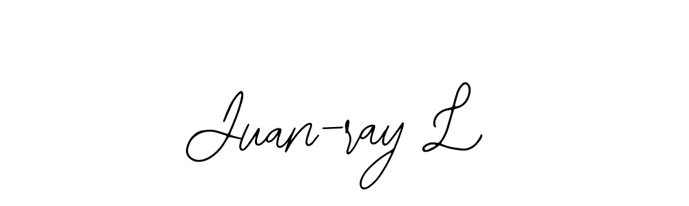 Make a beautiful signature design for name Juan-ray L. With this signature (Bearetta-2O07w) style, you can create a handwritten signature for free. Juan-ray L signature style 12 images and pictures png