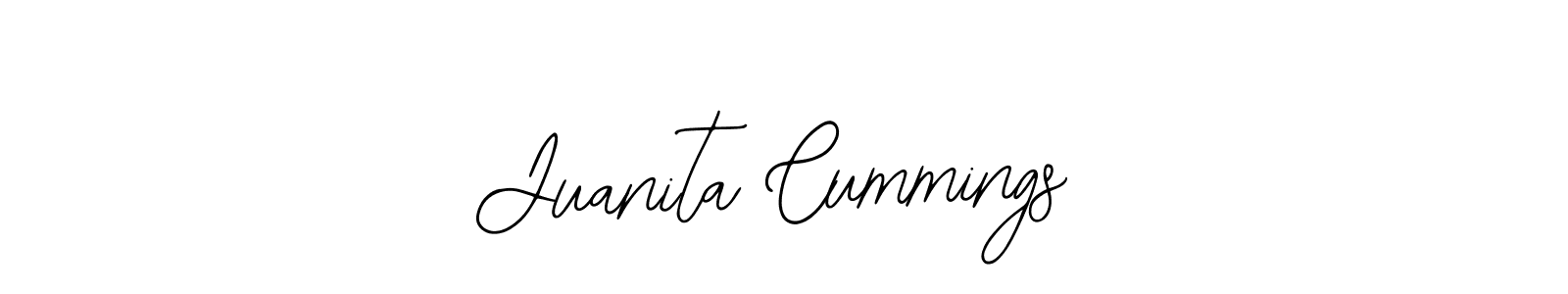 Use a signature maker to create a handwritten signature online. With this signature software, you can design (Bearetta-2O07w) your own signature for name Juanita Cummings. Juanita Cummings signature style 12 images and pictures png