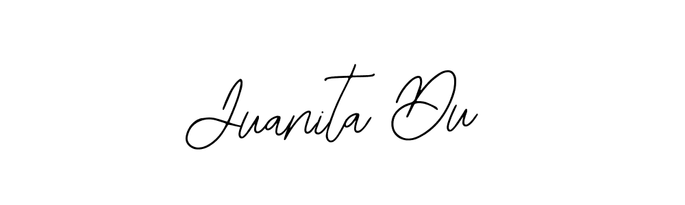 Also You can easily find your signature by using the search form. We will create Juanita Du name handwritten signature images for you free of cost using Bearetta-2O07w sign style. Juanita Du signature style 12 images and pictures png