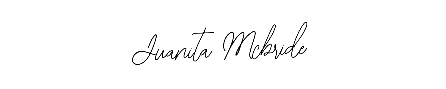 Use a signature maker to create a handwritten signature online. With this signature software, you can design (Bearetta-2O07w) your own signature for name Juanita Mcbride. Juanita Mcbride signature style 12 images and pictures png
