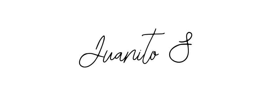 Bearetta-2O07w is a professional signature style that is perfect for those who want to add a touch of class to their signature. It is also a great choice for those who want to make their signature more unique. Get Juanito S name to fancy signature for free. Juanito S signature style 12 images and pictures png