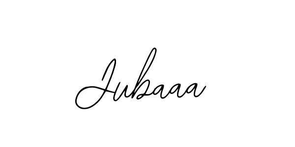 Design your own signature with our free online signature maker. With this signature software, you can create a handwritten (Bearetta-2O07w) signature for name Jubaaa. Jubaaa signature style 12 images and pictures png