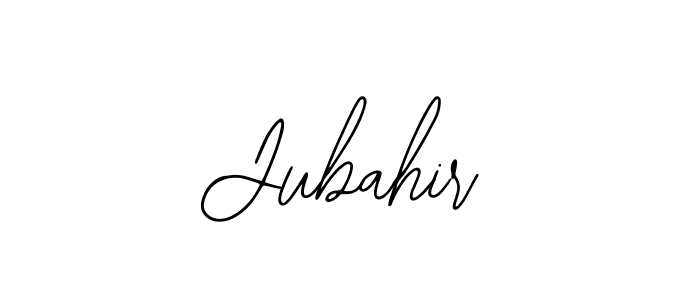 You should practise on your own different ways (Bearetta-2O07w) to write your name (Jubahir) in signature. don't let someone else do it for you. Jubahir signature style 12 images and pictures png