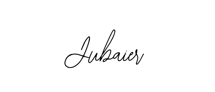 How to make Jubaier name signature. Use Bearetta-2O07w style for creating short signs online. This is the latest handwritten sign. Jubaier signature style 12 images and pictures png
