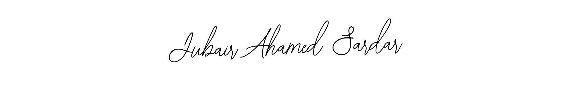 Bearetta-2O07w is a professional signature style that is perfect for those who want to add a touch of class to their signature. It is also a great choice for those who want to make their signature more unique. Get Jubair Ahamed Sardar name to fancy signature for free. Jubair Ahamed Sardar signature style 12 images and pictures png