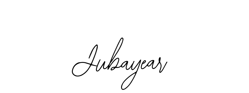 How to make Jubayear name signature. Use Bearetta-2O07w style for creating short signs online. This is the latest handwritten sign. Jubayear signature style 12 images and pictures png