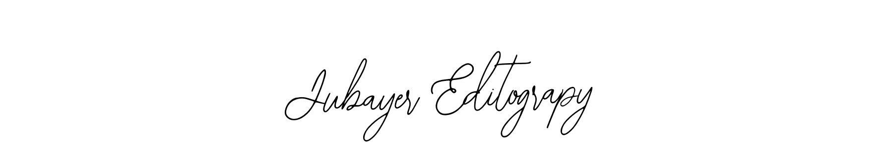 Also You can easily find your signature by using the search form. We will create Jubayer Editograpy name handwritten signature images for you free of cost using Bearetta-2O07w sign style. Jubayer Editograpy signature style 12 images and pictures png