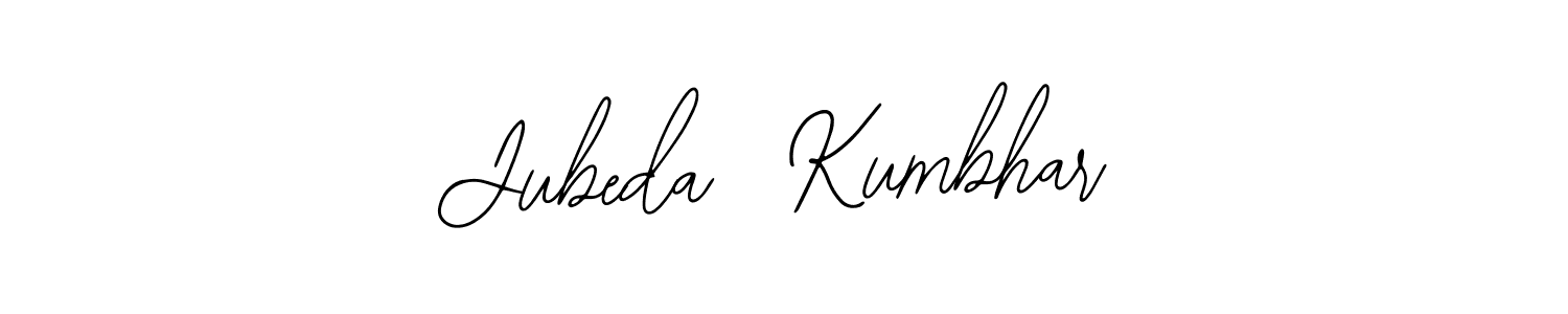 Create a beautiful signature design for name Jubeda  Kumbhar. With this signature (Bearetta-2O07w) fonts, you can make a handwritten signature for free. Jubeda  Kumbhar signature style 12 images and pictures png