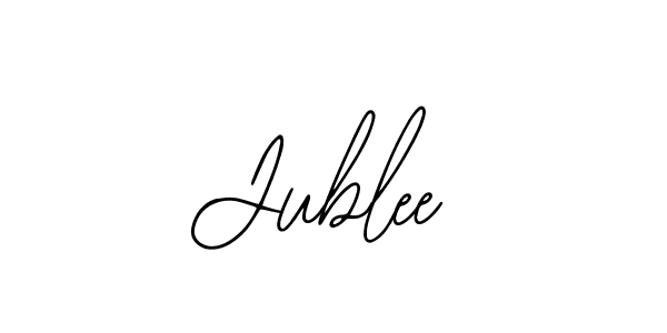 Jublee stylish signature style. Best Handwritten Sign (Bearetta-2O07w) for my name. Handwritten Signature Collection Ideas for my name Jublee. Jublee signature style 12 images and pictures png