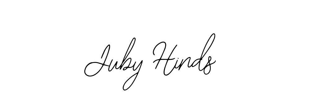 Once you've used our free online signature maker to create your best signature Bearetta-2O07w style, it's time to enjoy all of the benefits that Juby Hinds name signing documents. Juby Hinds signature style 12 images and pictures png