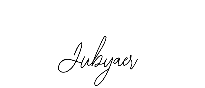 You can use this online signature creator to create a handwritten signature for the name Jubyaer. This is the best online autograph maker. Jubyaer signature style 12 images and pictures png