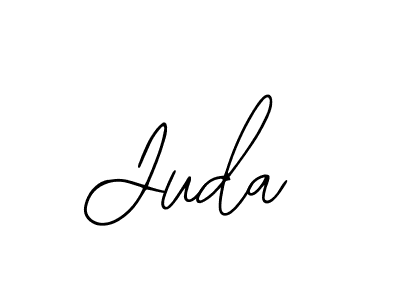 How to make Juda name signature. Use Bearetta-2O07w style for creating short signs online. This is the latest handwritten sign. Juda signature style 12 images and pictures png