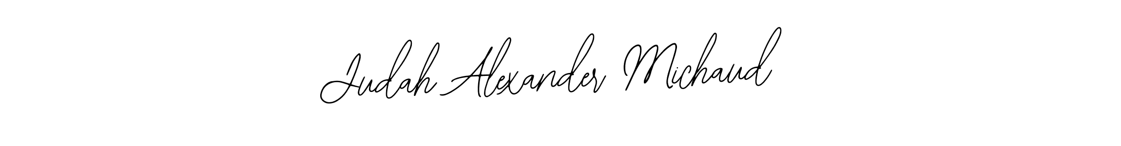 Use a signature maker to create a handwritten signature online. With this signature software, you can design (Bearetta-2O07w) your own signature for name Judah Alexander Michaud. Judah Alexander Michaud signature style 12 images and pictures png