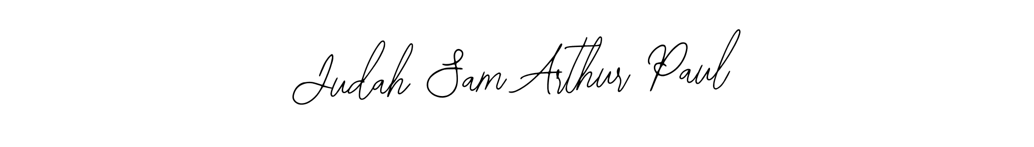 This is the best signature style for the Judah Sam Arthur Paul name. Also you like these signature font (Bearetta-2O07w). Mix name signature. Judah Sam Arthur Paul signature style 12 images and pictures png