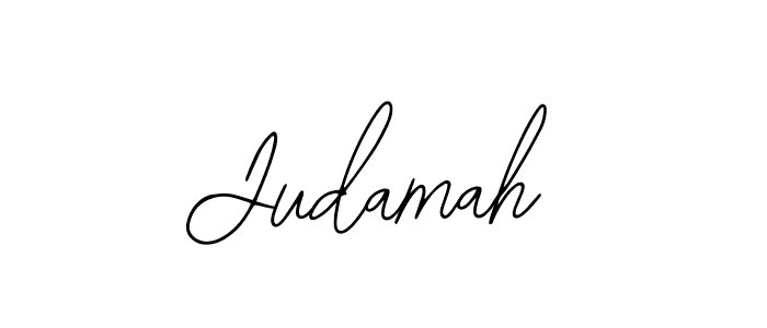 Make a beautiful signature design for name Judamah. With this signature (Bearetta-2O07w) style, you can create a handwritten signature for free. Judamah signature style 12 images and pictures png