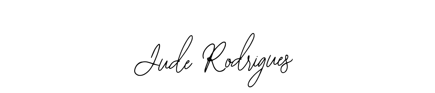 Use a signature maker to create a handwritten signature online. With this signature software, you can design (Bearetta-2O07w) your own signature for name Jude Rodrigues. Jude Rodrigues signature style 12 images and pictures png