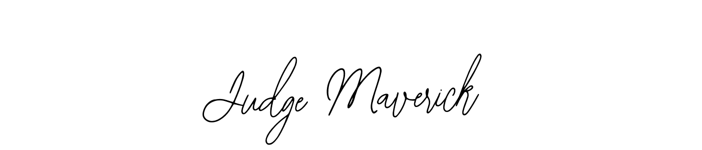 How to make Judge Maverick name signature. Use Bearetta-2O07w style for creating short signs online. This is the latest handwritten sign. Judge Maverick signature style 12 images and pictures png