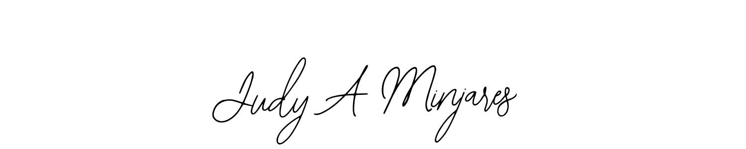 if you are searching for the best signature style for your name Judy A Minjares. so please give up your signature search. here we have designed multiple signature styles  using Bearetta-2O07w. Judy A Minjares signature style 12 images and pictures png