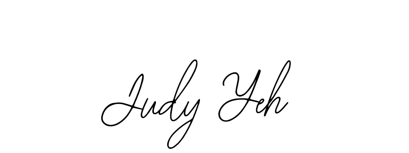 Use a signature maker to create a handwritten signature online. With this signature software, you can design (Bearetta-2O07w) your own signature for name Judy Yeh. Judy Yeh signature style 12 images and pictures png