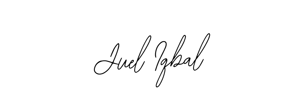 Similarly Bearetta-2O07w is the best handwritten signature design. Signature creator online .You can use it as an online autograph creator for name Juel Iqbal. Juel Iqbal signature style 12 images and pictures png
