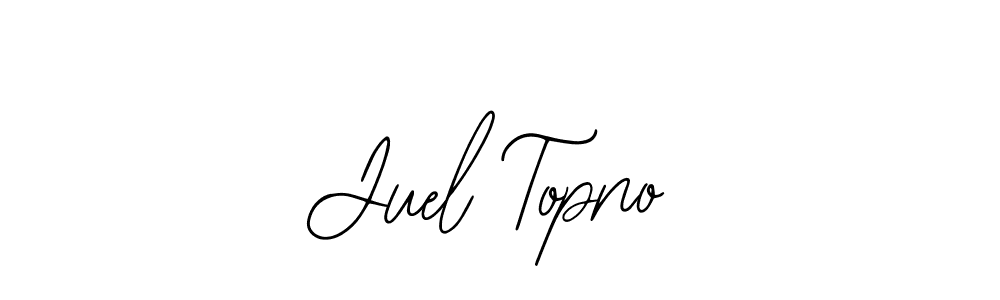 Use a signature maker to create a handwritten signature online. With this signature software, you can design (Bearetta-2O07w) your own signature for name Juel Topno. Juel Topno signature style 12 images and pictures png