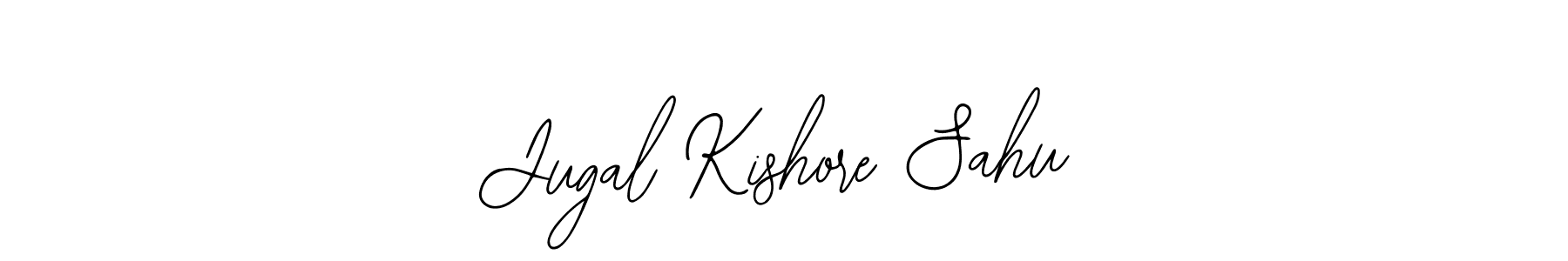 Use a signature maker to create a handwritten signature online. With this signature software, you can design (Bearetta-2O07w) your own signature for name Jugal Kishore Sahu. Jugal Kishore Sahu signature style 12 images and pictures png