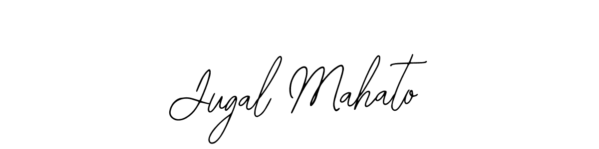 Similarly Bearetta-2O07w is the best handwritten signature design. Signature creator online .You can use it as an online autograph creator for name Jugal Mahato. Jugal Mahato signature style 12 images and pictures png