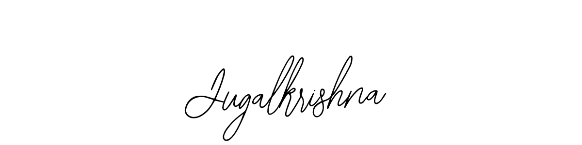 if you are searching for the best signature style for your name Jugalkrishna. so please give up your signature search. here we have designed multiple signature styles  using Bearetta-2O07w. Jugalkrishna signature style 12 images and pictures png