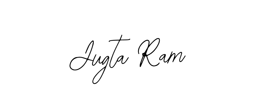 Use a signature maker to create a handwritten signature online. With this signature software, you can design (Bearetta-2O07w) your own signature for name Jugta Ram. Jugta Ram signature style 12 images and pictures png