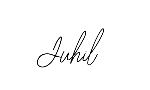 Also You can easily find your signature by using the search form. We will create Juhil name handwritten signature images for you free of cost using Bearetta-2O07w sign style. Juhil signature style 12 images and pictures png