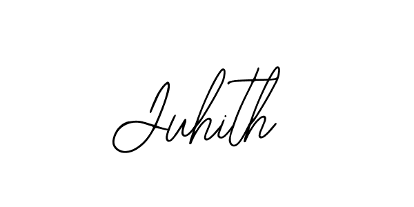 How to make Juhith name signature. Use Bearetta-2O07w style for creating short signs online. This is the latest handwritten sign. Juhith signature style 12 images and pictures png