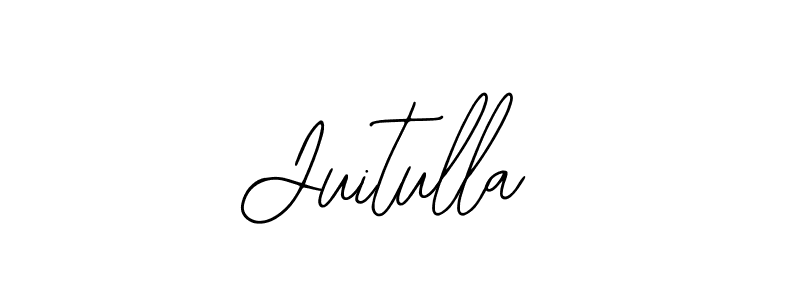 Design your own signature with our free online signature maker. With this signature software, you can create a handwritten (Bearetta-2O07w) signature for name Juitulla. Juitulla signature style 12 images and pictures png