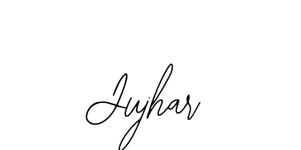 Use a signature maker to create a handwritten signature online. With this signature software, you can design (Bearetta-2O07w) your own signature for name Jujhar. Jujhar signature style 12 images and pictures png