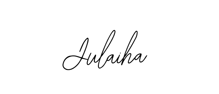 How to make Julaiha name signature. Use Bearetta-2O07w style for creating short signs online. This is the latest handwritten sign. Julaiha signature style 12 images and pictures png